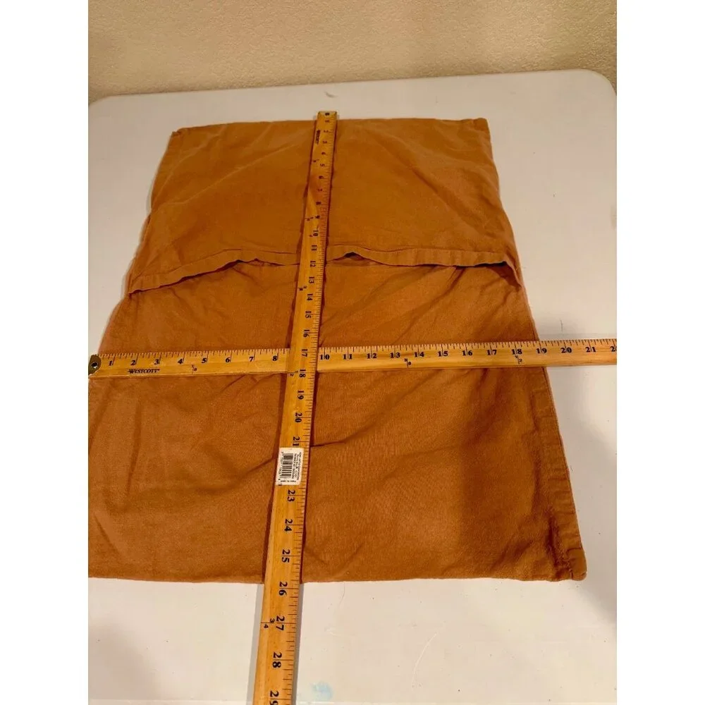 Urban Outfitters Tufted Dot Pillow‎ Sham Rust Orange Cotton Boho Standard Case